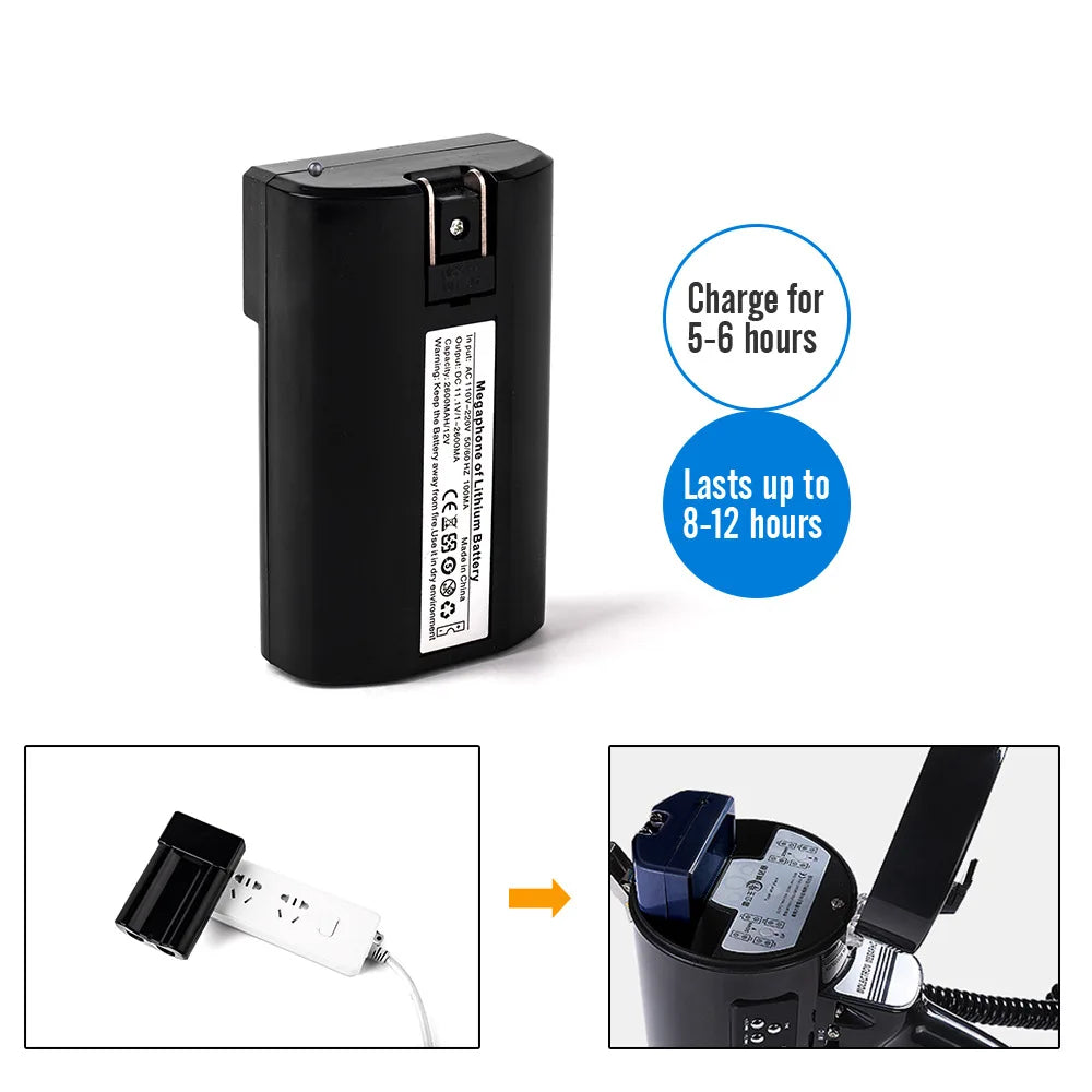 Multi-function 50W High-power Rechargeable Megaphone