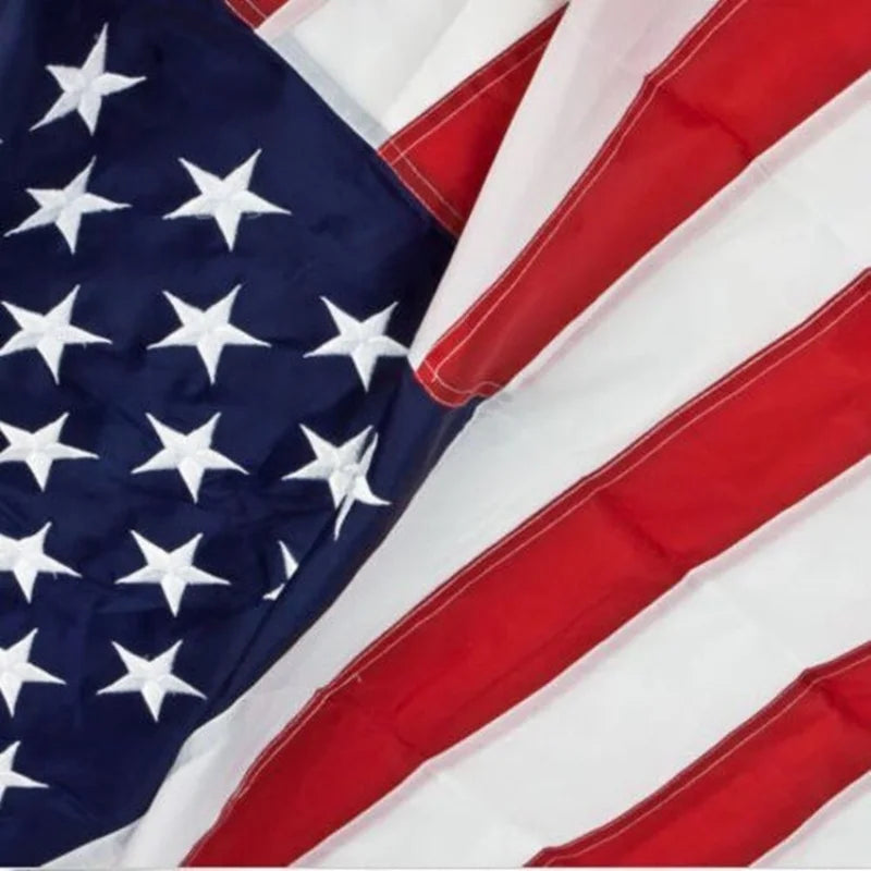 90x150cm Embroidered High Quality Indoor/Outdoor American Flag